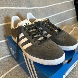 Adidas Women's Gray Suede Sneakers